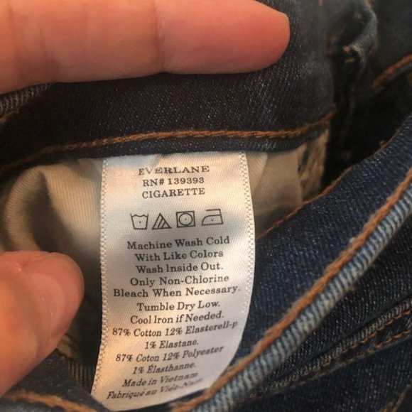 Everlane high rise cigarette jeans - Picture 4 of 6